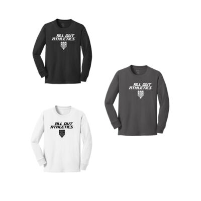 All Out Athletics Long Sleeve Cotton Tee Thumbnail